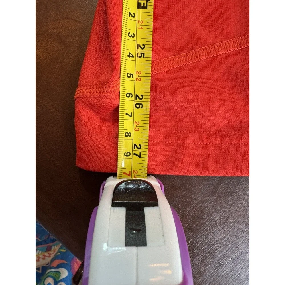The North Face Sweater Men Small Red Long Sleeve 1/4 Zip Polyester